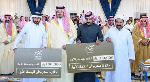 أمير المدينة المنورة يرعى مهرجان اليتمة لسباق الهجن في نسخته الأولى