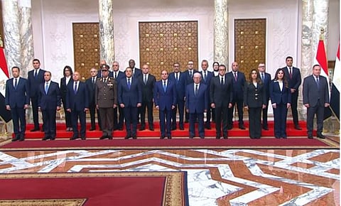 الحكومة الجديدة في مصر تؤدي اليمين الدستورية أمام «السيسي»