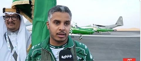 قائد فريق الصقور السعودية يكشف تفاصيل استعراض طائرات الهوك T165 خلال معرض الدفاع العالمي