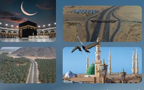  سفلتة 1135 كلم من مسارات الطرق المؤدية إلى مكة والمدينة لخدمة ضيوف الرحمن
