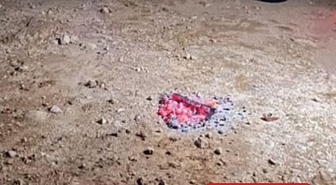 ضبط مخالف لنظام البيئة لإشعاله النار في غير الأماكن المخصّصة بمحمية طويق 