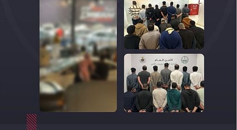 القبض على مقيمين مصريين ويمنيين وباكستاني ظهروا في محتوى مرئي يتشاجرون أمام معرض لبيع السيارات بالرياض