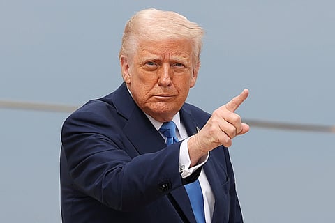 الرئيس الأمريكي _ دونالد ترامب 