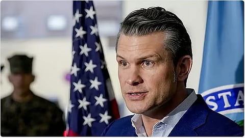 متحدثًا عن إيران.. وزير الحرب الأمريكي: انتهى أمرهم ونضربهم وهم ساقطون أرضًا