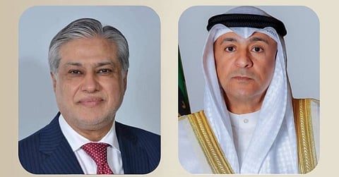 «البديوي» يبحث مع وزير الخارجية الباكستاني آخر تطورات الاعتداءات الإيرانية الغاشمة