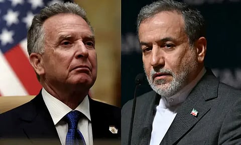 المبعوث الأمريكي للشرق الأوسط ستيف ويتكوف ووزير الخارجية الإيراني عباس عراقجي
