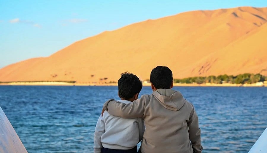 «متنزه النخيل» بمحافظة حقل.. واحة غناء تستقطب الزائرين بعيد الفطر