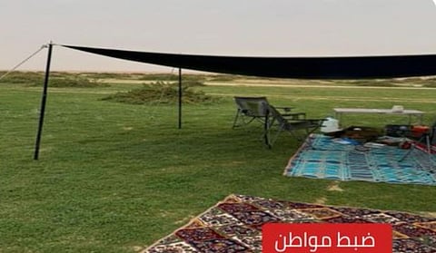 ضبط مواطن لارتكابه مخالفة التخييم دون ترخيص بمحمية الملك عبدالعزيز الملكية