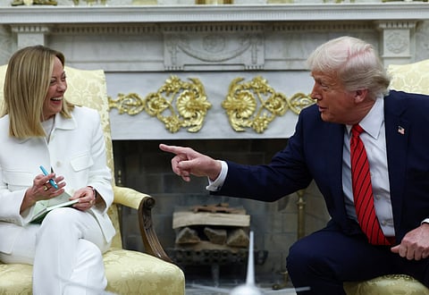 «ترامب» ينتقد إيطاليا ويعبر عن صدمته من موقف «ميلوني»: كنت أظنها شجاعة