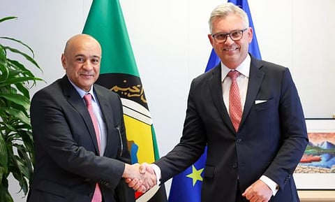 «البديوي» يبحث مع المفوض الأوروبي للشؤون الداخلية والهجرة آخر المستجدات في المنطقة