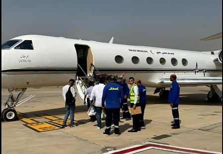 إخلاء طبي لمواطنين من القاهرة لاستكمال العلاج في المملكة