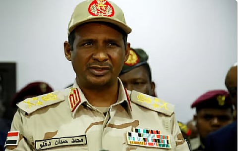 قائد قوات الدعم السريع محمد حمدان دقلو «حميدتي»