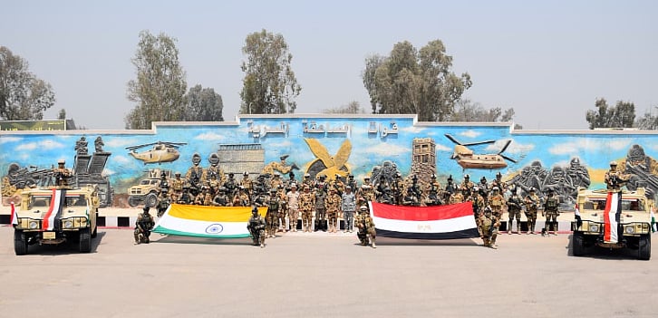 اختتام فعاليات التدريب المصري الهندي المشترك «إعصار- 4»