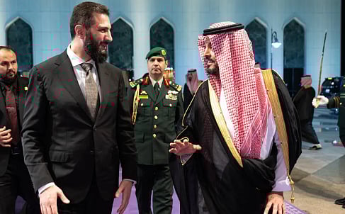 الرئيس السوري يغادر جدة