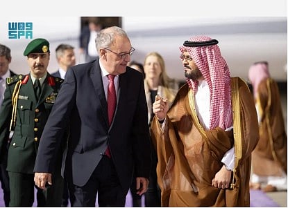 رئيس الاتحاد السويسري يصل إلى جدة