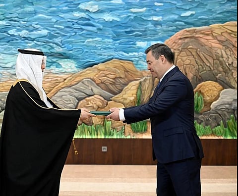 سفير خادم الحرمين الشريفين لدى قيرغيزستان يقدم أوراق اعتماده 