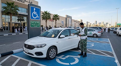  الحملة الميدانية لضبط المركبات المتوقفة في الأماكن المخصصة للأشخاص ذوي الإعاقة