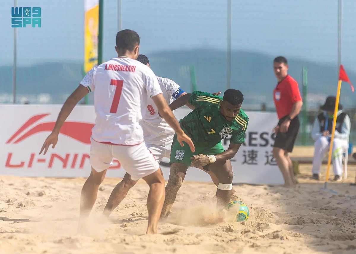 المنتخب السعودي لكرة القدم الشاطئية يبلغ نصف نهائي الألعاب الآسيوية 