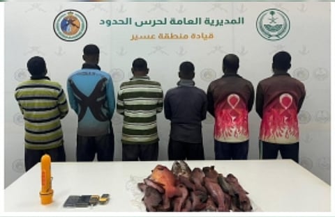  حرس الحدود بعسير يضبط 6 مخالفين لممارستهم الصيد دون تصريح