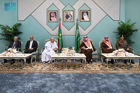 الرئيس الموريتاني يُغادر المدينة المنورة