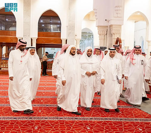 وزير الشؤون الإسلامية يقف على جاهزية مساجد المشاعر المقدسة واكتمال المشروعات والخدمات