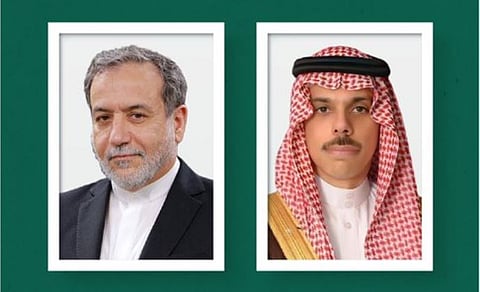 وزير الخارجية يبحث مع نظيره الإيراني جهود الحفاظ على أمن واستقرار المنطقة
