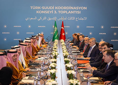 وزير الخارجية ونظيره التركي يرأسان الاجتماع الثالث لمجلس التنسيق السعودي التركي