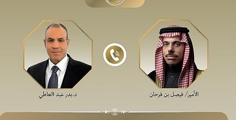 وزير الخارجية يبحث مع نظيره المصري آخر مستجدات الأوضاع في المنطقة 