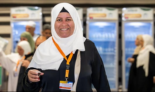 ضيوف الرحمن بمنفذ حالة عمار يشيدون بالخدمات المقدمة منذ لحظة وصولهم