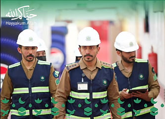 الدفاع المدني يواصل أعماله الميدانية بمشعر منى لاستقبال ضيوف الرحمن 

