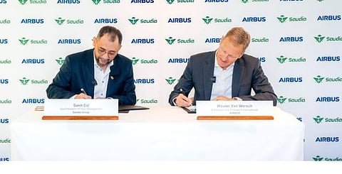 الخطوط السعودية تتسلم أول طائرة إيرباص A321XLR على مستوى الشرق الأوسط وأفريقيا
