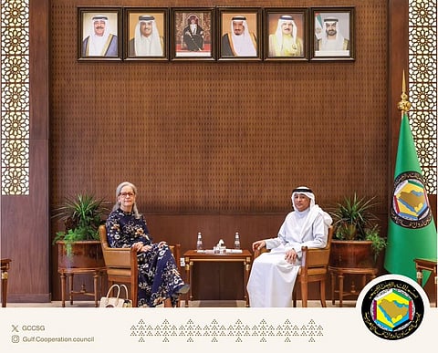 بمناسبة انتهاء مهام عملها.. الأمين العام لمجلس التعاون يستقبل سفيرة السويد لدى المملكة