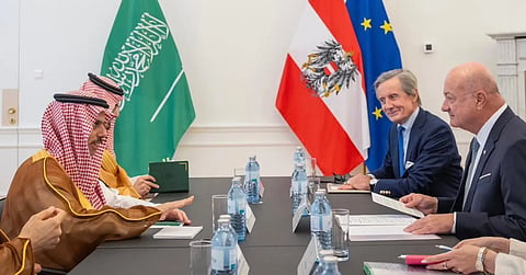 المستشار الاتحادي للنمسا يستقبل وزير الخارجية ويستعرضان العلاقات الثنائية