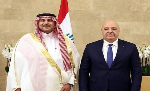  السفير الدوسري يُسلم أوراق اعتماده لرئيس الجمهورية اللبنانية