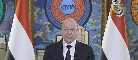 رشاد العليمي يتقدم بخالص الشكر والتقدير للأشقاء في المملكة بمناسبة تمديد مشروع "مسام" في اليمن 