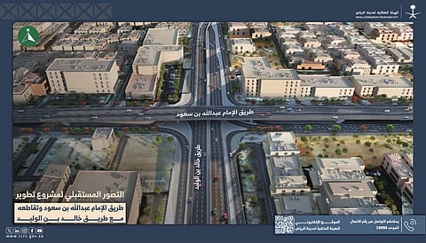 «ملكية الرياض» تبدأ تنفيذ أعمال مشروع تطوير طريق الإمام عبدالله بن سعود 