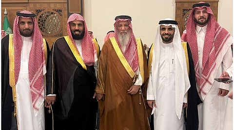 أبناء منور الفريدي يحتفلون بزواج "عادل" و"مشاري" في بريدة