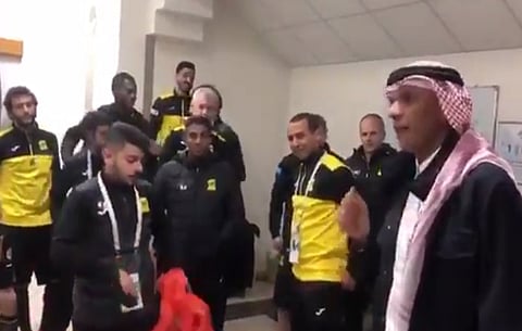 بالفيديو.. لؤي ناظر للاعبي الاتحاد عقب الفوز الأول: شاهدت رجالًا بالملعب