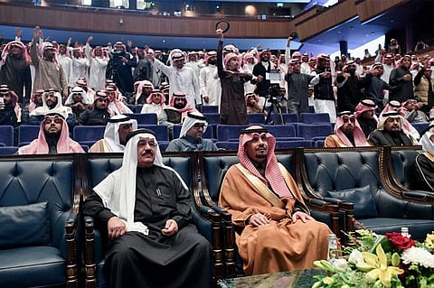 وزير الحرس الوطني يشهد الأمسية الرابعة من الشعر الشعبي بالجنادرية 33