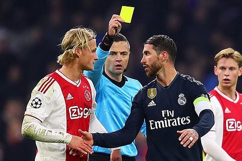 قائد ريال مدريد مهدد بالحرمان من ربع نهائي دوري الأبطال