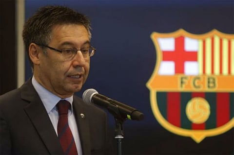 رئيس برشلونة بعد الفوز بالليجا: هدفنا الثلاثية