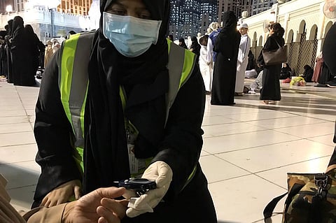 بالصور.. 117 متطوعًا يُشاركون في أعمال الدفاع المدني داخل الحرم المكي