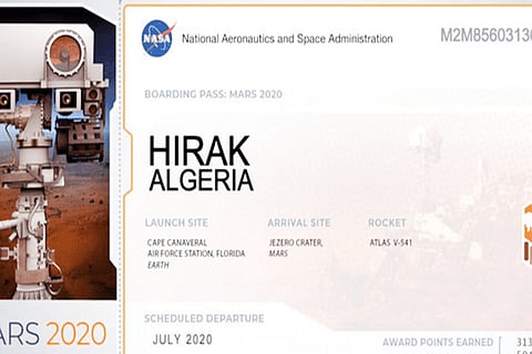 «حراك الجزائر» تهبط على سطح القمر مارس المقبل