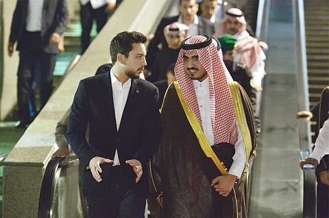 ولي عهد المملكة الأردنية يغادر جدة
