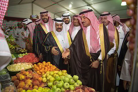 طبرجل تحتضن النسخة الأولى من مهرجان الفاكهة برعاية أمير الجوف