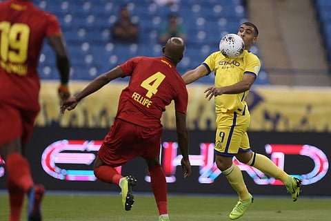 «النصر» يبدأ حملة الدفاع عن لقبه بثنائية نظيفة في شباك ضمك