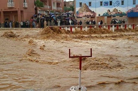 مصرع 7 أشخاص جرّاء الفيضانات بالمغرب