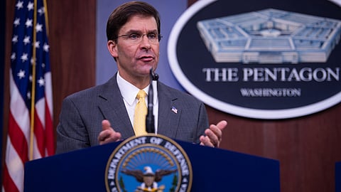 وزير الدفاع الأمريكي: إيران مستمرة في إظهار السلوك الخبيث في جميع أنحاء الخليج