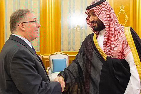 ولي العهد يلتقي رئيس وفد القيادات المسيحية الإنجيلية