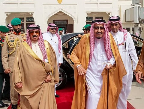 ملك البحرين: لقائي مع خادم الحرمين يتطرق لتطورات المنطقة